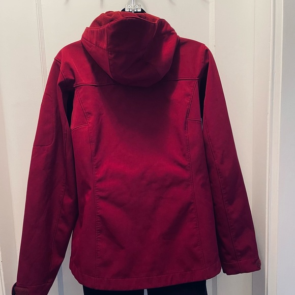 Avia burgundy fleece lined jacket Sz M - Picture 2 of 5